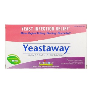 Boiron Yeastaway, Yeast Infection Relief, 7 Vaginal Suppositories - 1 of 3