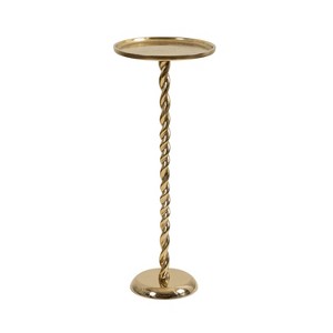 Kate and Laurel Ropa Metal Pedestal Table and Plant Stand - 1 of 4