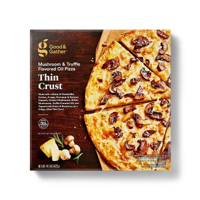 Thin Crust Mushroom & Truffle Oil Frozen Pizza - 14.9oz - Good & Gather™