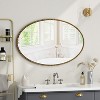 TUYOHW Retro Bathroom Mirror,Antique Silver Vanity Mirror,Wall Mirror with Iron Frame for Bathroom,Living Room - 2 of 4