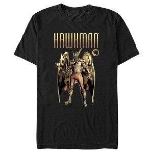 Men's Black Adam Golden Hawk T-Shirt - 1 of 4