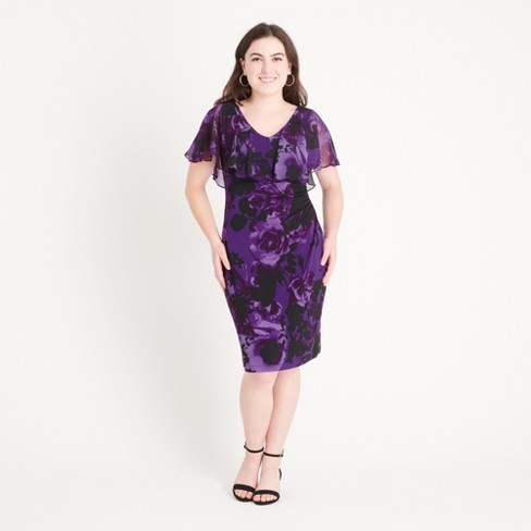 Connected apparel 2025 purple dress