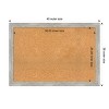 Amanti Art Dove Greywash Narrow Framed Corkboard, Natural Cork - 4 of 4