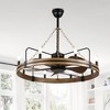 Bella Depot 36" Farmhouse Ceiling Fan with Light and Remote 6-Speed Reversible Ceiling Fan - 3 of 4
