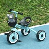 Vynxaria Kids Blance bike for Toddlers Age 2-5 with Adjustable Seat, Toddler Bike for Children with Basket, Bell, Handlebar Grips, Blue - 3 of 4