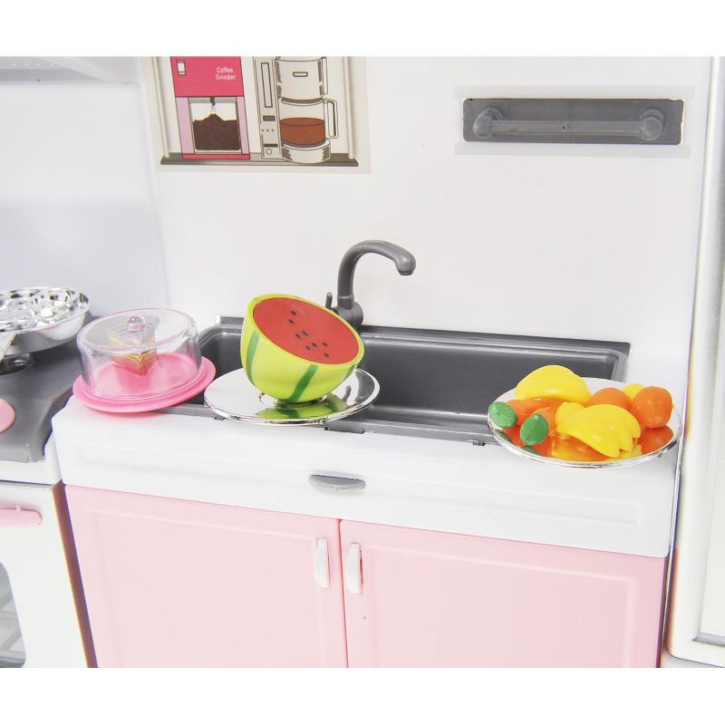 Ready! Set! play! Link Little Princess Modern Mini Kitchen Playset W/ Dishwasher And Microwave, 2 of 10