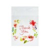 Wrapables Transparent Self-Adhesive 4" x 4" Candy and Cookie Bags, Favor Treat Bags for Parties and Wedding (200pcs), Thank You - 2 of 4