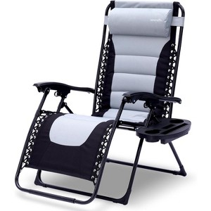 SereneLife SL1ZGRCP21.5 Padded Zero Gravity Lawn Chair - 1 of 4