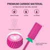 MelodySusie Large Barrel 3/32'' Tungsten Carbide Nail Drill Bit, Crystal Top Heart Shape, for Fast Remove Acrylic Gel, Cuticle Gel Polishing - 2 of 4