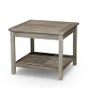 AndMakers Longs Peak Eucalyptus Two Shelf Side Table in Espresso - image 4 of 4