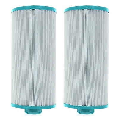 Hurricane 2 Pack Replacement Spa Filter Cartridge for Unicel 4CH-24, PGS25P4, Filbur FC-0131, After Hours Spas, Nemco Spas, Threaded 25