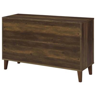 Torin Dark Pine Rustic 2-Door Wood Accent Cabinet