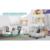 Furniinspire Utility Storage Cart Three-Layer Large-Capacity Swivel Wheel Beauty Cart Durable And Anti-Falling Suitable - 2 of 4