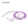 Unique Bargains Double Face Wide Satin Ribbon with Gold Edges for Wedding Bouquet - 2 of 4