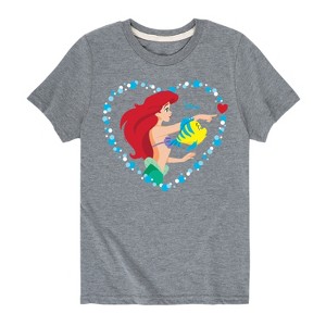 Girls' - Disney Princess - Ariel Short Sleeve Graphic T-Shirt - 1 of 4
