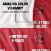 University Of Hartford Logo Pattern Silky Touch Blanket White 50x60 - 4 of 4