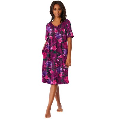 Dreams & Co. Plus Size Short T-Shirt Lounger