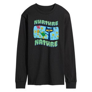 Men's - Pete the Cat - Nurture Nature Long Sleeve Graphic T-Shirt - 1 of 4
