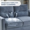 XIYUYEU Living Room Furniture, Single Sofa Chair, Loveseat Sofa, Velvet Couch for Living Room Bedroom Office Small Space, Modular Sectional Sofa - 3 of 4