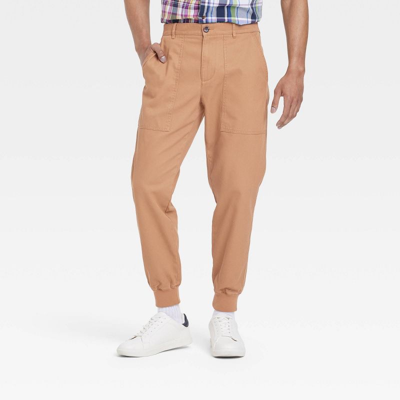 Houston White Adult Calvary Twill Jogger Pants - Brown, 1 of 4
