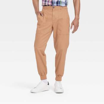 Houston White Adult Calvary Twill Jogger Pants - Brown