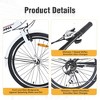 Okak 24IN Folding Bike with 7 Speed and Steel Frame, Cruiser Bikes with Rear Shelf and Mudguard, Adult Bike for Traval and Commuting - 4 of 4