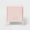 Pink Metal Locker Kids' Nightstand - Pillowfort™ - 3 of 4