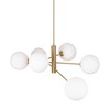 Artcraft Lighting Aurelia 6 - Light Chandelier in  Brass - 2 of 4
