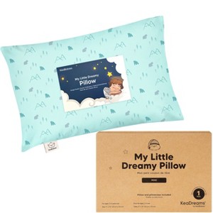 KeaBabies Mini Toddler Pillow with Pillowcase, 9x13 Small Pillow for Toddler, Soft Kids Pillow for Sleeping, Travel, Age 2-4 - 1 of 4