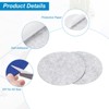 Unique Bargains Durable Felt Fabric Non-Slip Self-Adhesive Elastic Furniture Pads Black 8 Pcs - 3 of 4