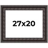 PosterPalooza | 3.5" Wide Ornate Black Picture Frame - UV Acrylic, Backing Board, Hanging Hardware Included - 2 of 4