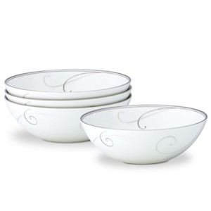 Noritake Platinum Wave Set of 4 Coupe Soup/Cereal Bowls - 1 of 4