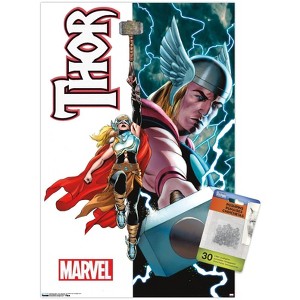 Trends International Marvel Comics Thor - Mighty Thor #1 Unframed Wall Poster Prints - 1 of 4