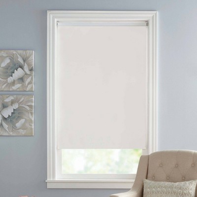 White Cordless Blackout Fabric Roller Shade 73" x 72"