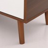 Mid-Century Modern TV Stand, Wood TV Console with 3 Drawers and Pine Splayed Legs,Stylish TV Console, Storage Entertainment Center for 40-49" TVs - 4 of 4