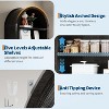 TackView 71" Tall Arched Display Cabinet with Adjustable Shelves, 7-Tier Storage Cabinet Bookshelf-Food Pantry Shoe Closet Shelf Organizer for Home - 4 of 4