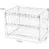 3 Tier Can Organizer | Canned Food Storage Rack | Kitchen Cabinet and Pantry Organization | Holds 36 Cans | Space Saving | Chrome - 2 of 3
