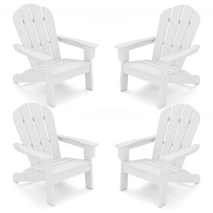 Tangkula 4PCS Kid's Adirondack Chair All-Weather HDPE Toddler Lawn Chair w/ Ergonomic Design - 1 of 4