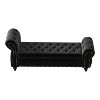 NicBex 64.5 Inch Storage Ottoman Bench Modern Nails Button Tufted Velvet Bench with Unique Arms for Living Room, Bedroom, Entryway - 3 of 4