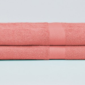 Lintex Linens Deluxe 2-Piece Cotton Bath Sheet Set – Ultra-Soft, Highly Absorbent 34" x 68" Spa-Size Towels in 15 Vibrant Colors - 1 of 3