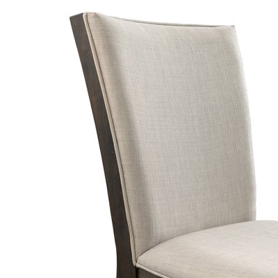 Jasper High Back Gray Upholstered Side Chair Set