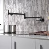 SUMERAIN Pot Filler Faucet Wall Mount Kitchen Faucet Oil Rubbed Bronze, Double-Jointed Swing - 3 of 4