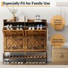 4 Drawer Shoe Cabinet, Four-Door Organizer, Compact Wooden Design, Space-Saving Entryway Cabinet, Modern Living Room Furniture - 3 of 4