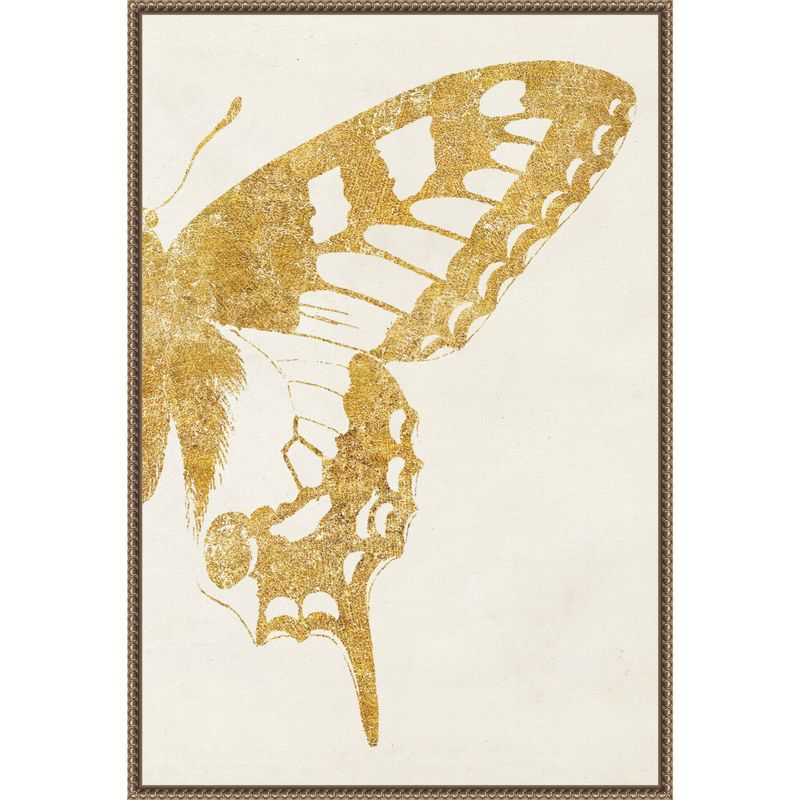 Amanti Art 23&#34;x33&#34; Butterfly Wings II by Wild Apple Portfolio Framed Canvas Wall Art Print, 1 of 8