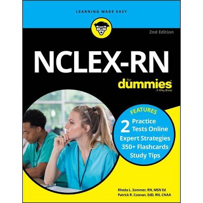 Nclex-RN for Dummies with Online Practice Tests - 2nd Edition by  Patrick R Coonan & Rhoda L Sommer (Paperback)