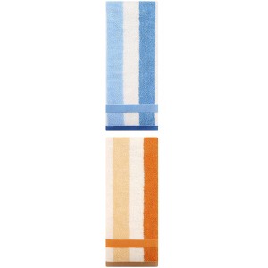 REGALWOVEN 2 Pack Cotton Soft Absorbent Striped Hand Towels for Bathroom 13" x 29" - 1 of 4