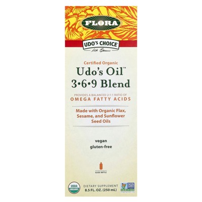 Flora Udo's Choice, Organic Udo's Oil 3·6·9 Blend, 8.5 fl oz (250 ml)