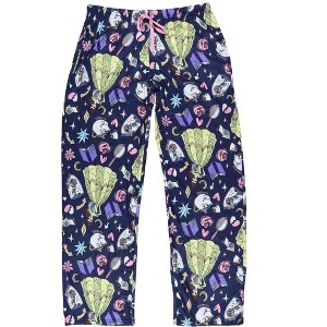 Seven Times Six Disney Beauty And The Beast Pjs Womens Belle Mrs. Potts Rose Pajama Pants - 1 of 3