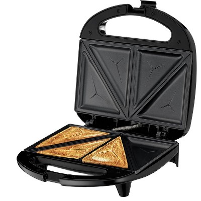 Lumme Stainless Steel Sandwich Maker - Panini Press with Floating Hinge,  Compact Size for Small Kitchen Spaces in the Specialty Small Kitchen  Appliances department at