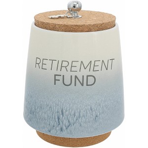 Pavilion Gift Company - Retirement - 6.5" Ceramic Savings Bank - Decorative Banks - 1 of 4